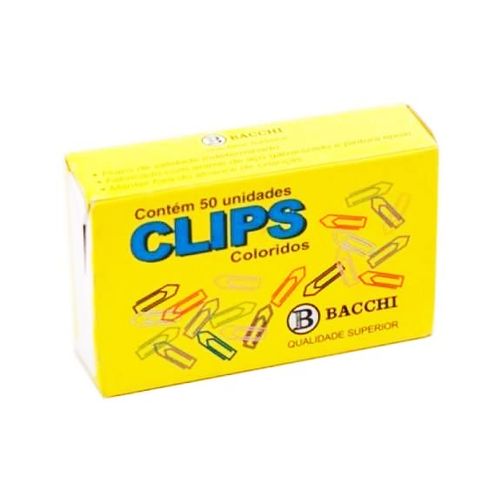 clips n 6/0 colorido c/50un bacchi