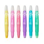 giz de cera gel retrátil 6 cores pastel com cheirinho giz de cera gel retrátil 6 cores pastel com cheirinho