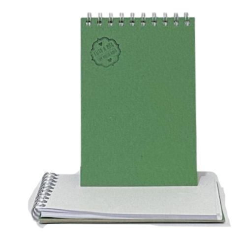 caderneta sem pauta 40 folhas sulfite branca capa dura verde 150g sketchbook dessin