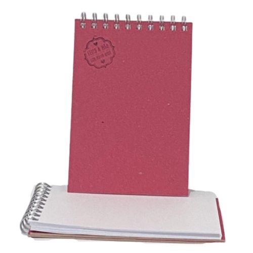 caderneta sem pauta 40 folhas sulfite branca capa dura pink 150g sketchbook dessin