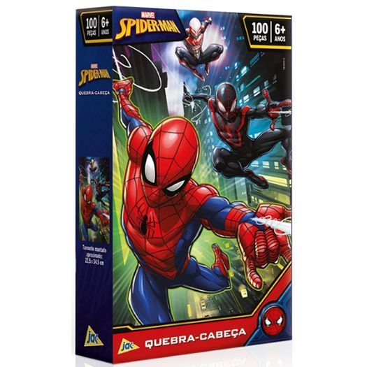 quebra-cabeça 100 peças homem aranha quebra-cabeça 100 peças homem aranha