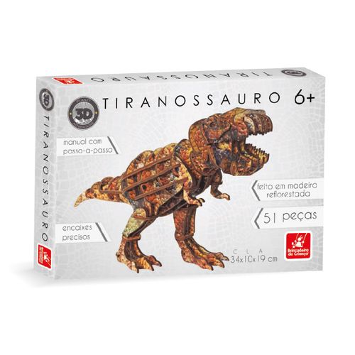 quebra-cabeca-51-pecas-3d-tiranossauro-rex-planet-adventure-5438-brincadeira-de-crianca