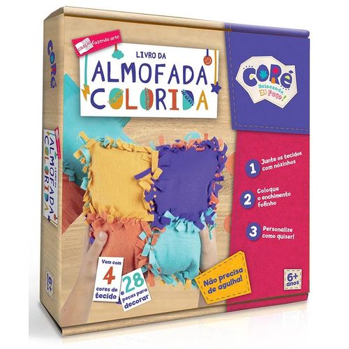livro da almofada colorida coleção fazendo arte toyster
