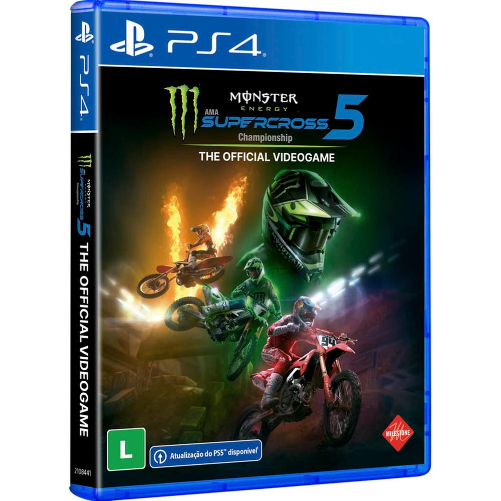 Monster Energy Supercross 5 - Ps4 - Livrarias Curitiba