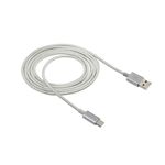 cabo usb - usb-c 1,5m branco (euac 15nb) - intelbras