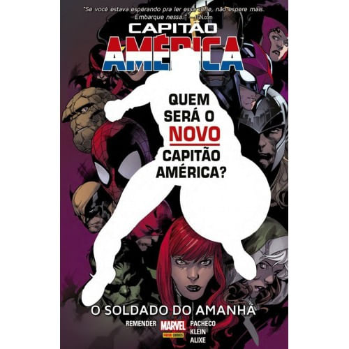 capitão américa - nova marvel deluxe - o soldado do amanhã