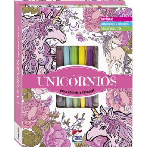 meu superkit brilhante de arteterapia - unicornios