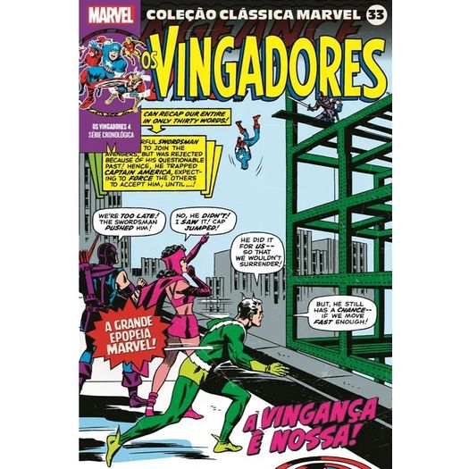 coleção clássica marvel 33 - os vingadores 4 coleção clássica marvel 33 - os vingadores 4