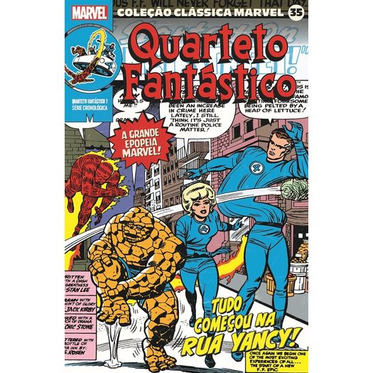 coleção clássica marvel 35 - quarteto fantástico 07 coleção clássica marvel 35 - quarteto fantástico 07