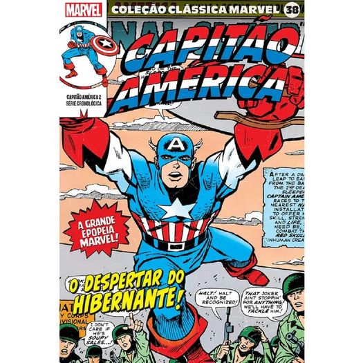 coleção clássica marvel 38 - capitão américa 02 coleção clássica marvel 38 - capitão américa 02