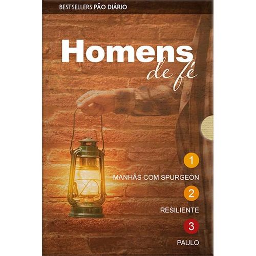 box - homens de fé - 3 livros