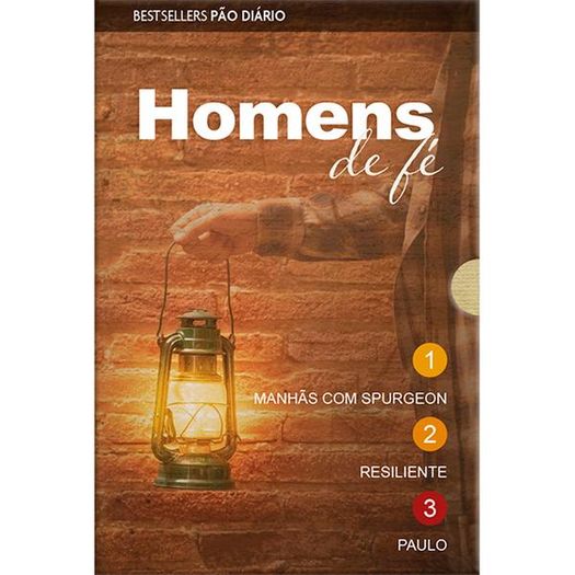 box - homens de fé - 3 livros box - homens de fé - 3 livros
