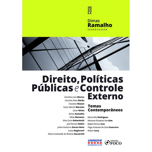 direito, políticas públicas e controle externo