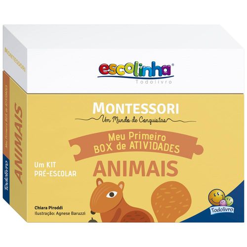 montessori meu primeiro box de atividades animais