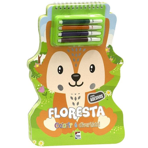 colorir e divertido! floresta