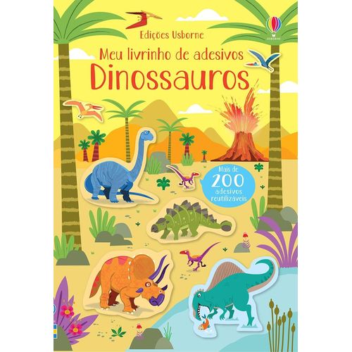 dinossauros meu livrinho de adesivos