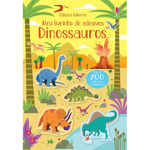 dinossauros meu livrinho de adesivos