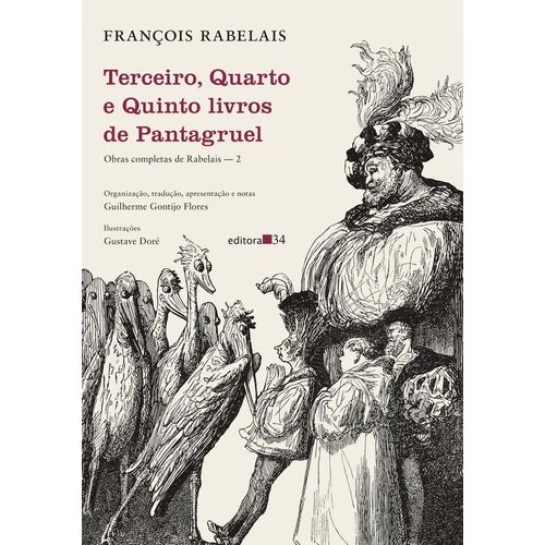 terceiro, quarto e quinto livros de pantagruel
