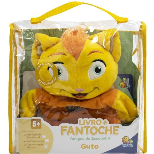 livro + fantoche - amigos da escolinha - guto livro + fantoche - amigos da escolinha - guto