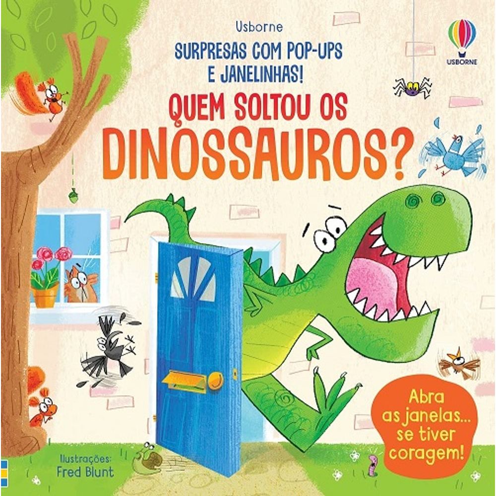 Dinossauros: Livro com Joguinhos - Usborne –