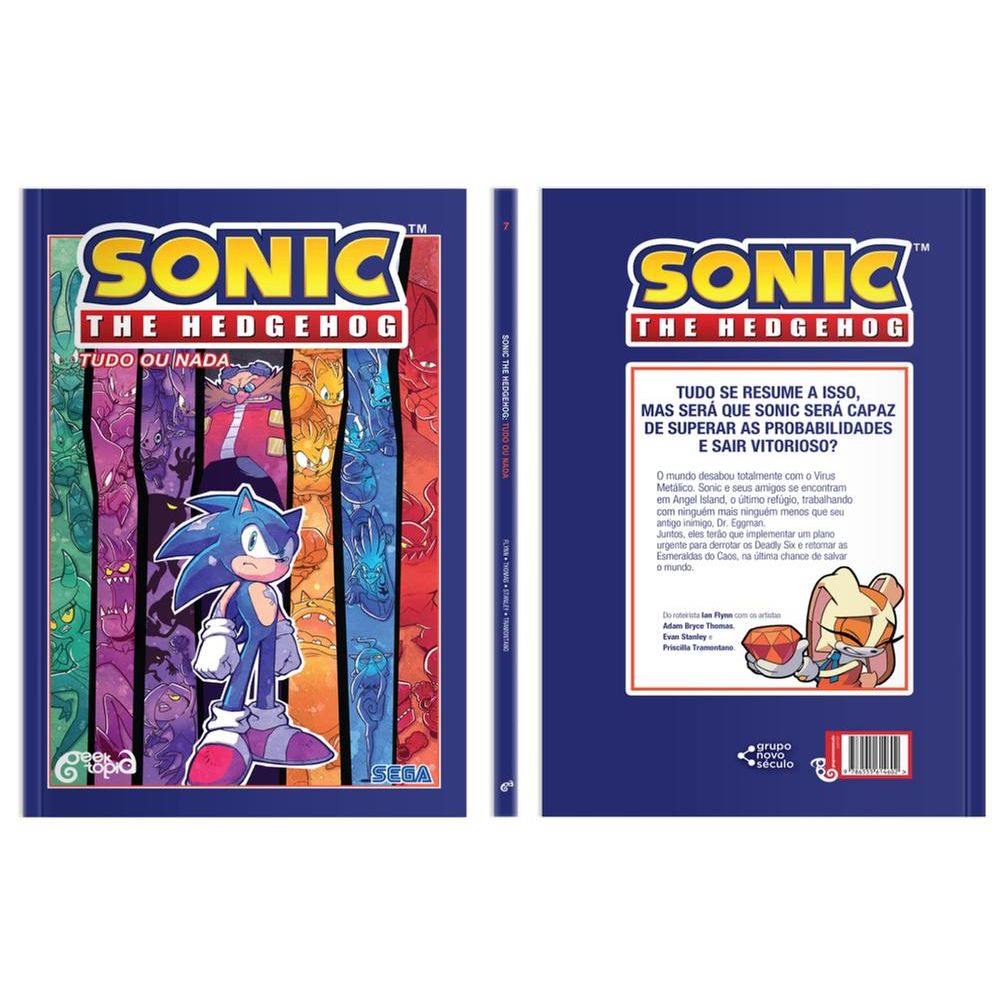 Sonic The Hedgehog - Sonic - Livrarias Curitiba
