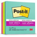 bloco post-it 90 folhas 3 unidades bloco post-it 90 folhas 3 unidades
