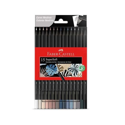 lápis de cor 15 cores neutras supersoft lápis de cor 15 cores neutras supersoft