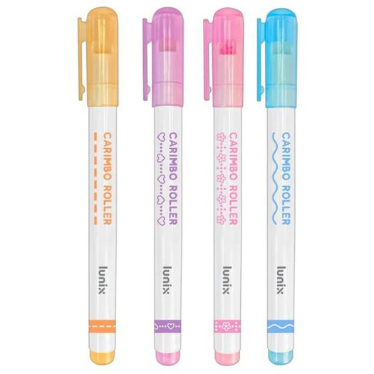 carimbo roller lunix sortido avulso carimbo roller lunix sortido avulso