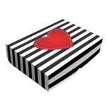 caixa presente listras love caixa presente listras love