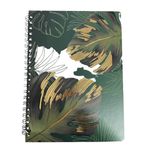 caderno de anotações grande imperial folhas espiral 96 folhas 20,4x28cm redoma