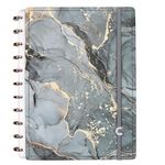 caderno inteligente 80 folhas grande marmore onix