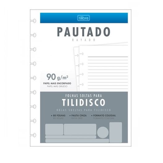 refil tilidisco colegial 80 folhas com pauta refil tilidisco colegial 80 folhas com pauta
