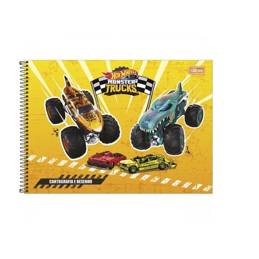 caderno cartografia espiral 80 folhas hot wheels monter trucks tilibra caderno cartografia espiral 80 folhas hot wheels monter trucks tilibra