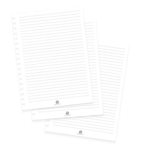 refil para caderno universitário smart branco 90g 48 folhas dac