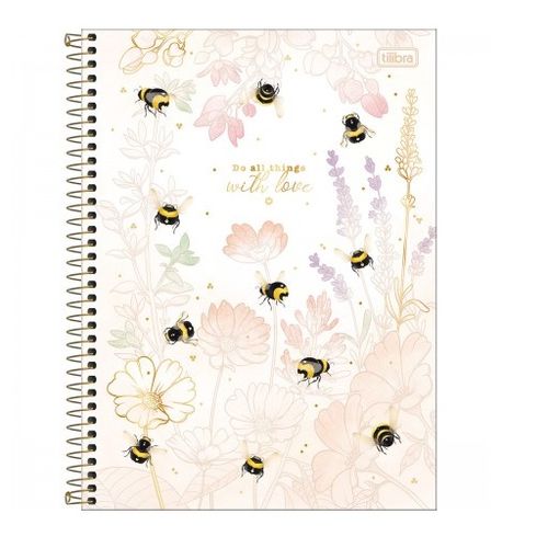 caderno-universitario-1-materia-80-folhas-honey-bee-tilibra