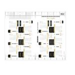 adesivo decorado duplo calendário metalizado west village adesivo decorado duplo calendário metalizado west village