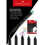 caneta hidro super soft bolígrafo 1.0 cores pastel bpss/estpzf faber blister
