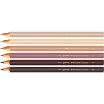 lápis de cor 6 longo tons de pele jumbo lápis de cor 6 longo tons de pele jumbo