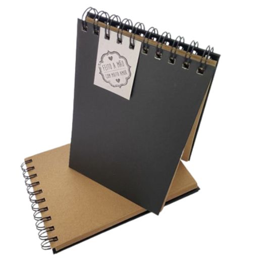 caderneta sem pauta 50 folhas kraft capa dura preta 150g sketchbook caderneta sem pauta 50 folhas kraft capa dura preta 150g sketchbook