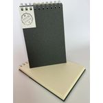 caderneta sem pauta 50 folhas pólen bold capa dura preta sketchbook