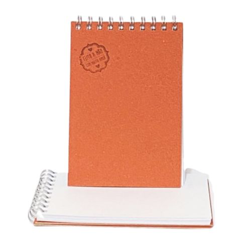 caderneta sem pauta 40 folhas sulfite branca capa dura laranja 150g sketchbook