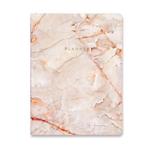 planner permanente mensal revista mármore branco planner permanente mensal revista mármore branco