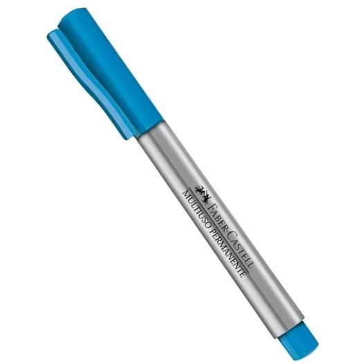 caneta permanente multiuso azul metálico caneta permanente multiuso azul metálico