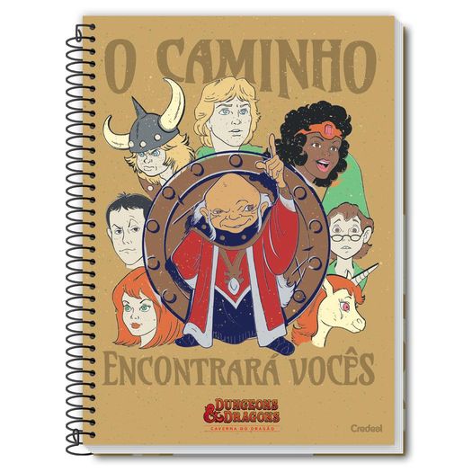 caderno universitário 10 matérias 160 folhas caverna do dragão credeal caderno universitário 10 matérias 160 folhas caverna do dragão credeal