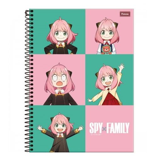 caderno universitário 10 matérias 160 folhas spy family caderno universitário 10 matérias 160 folhas spy family