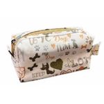 necessaire love my dogs 19x10x6,5cm 910 happy bee