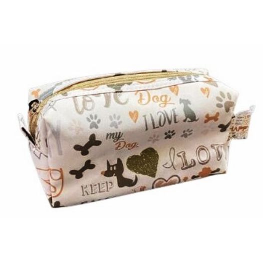 necessaire love my dogs 19x10x6,5cm 910 happy bee necessaire love my dogs 19x10x6,5cm 910 happy bee