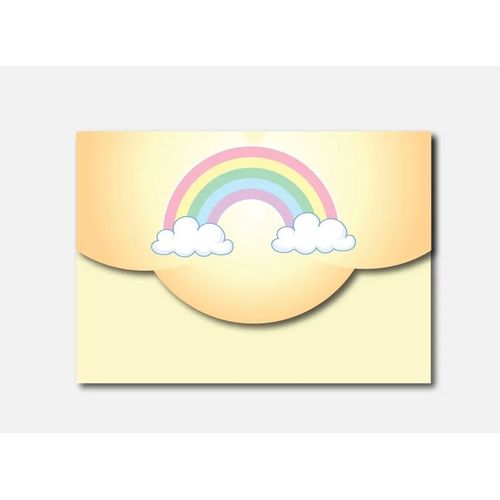 envelope para papel de carta rainbow com 3 unidades