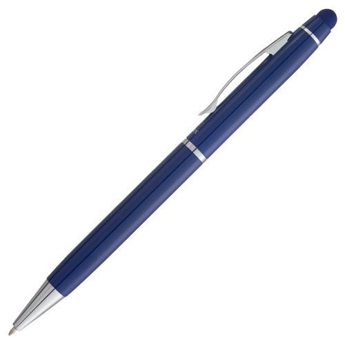 caneta esferográfica touch viena azul crown