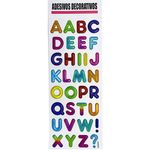 adesivo em relevo 3d letras do alfabeto coloridas adesivo em relevo 3d letras do alfabeto coloridas